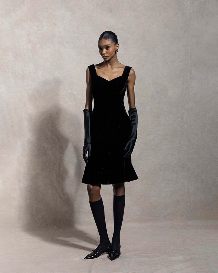 DIVA Sparkle Velvet Mermaid Gown