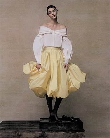 NUVOLA Cream Yellow Cloud Dress