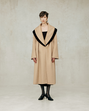 TRUFFLE Reversible Cashmere Coat